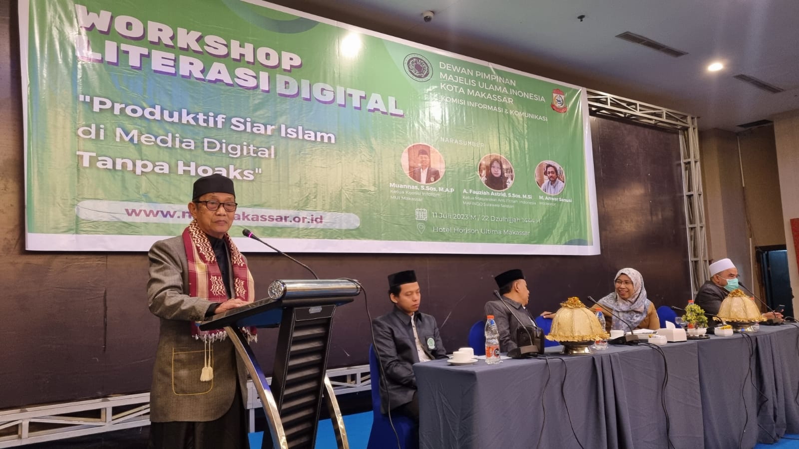 MUI Makassar: Saring dan Verifikasi Informasi Sebelum Menyebarluaskan.