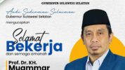 Prof KH Muammar Muhammad Bakry jadi Rektor UIM, Gubernur Sulsel: Selamat