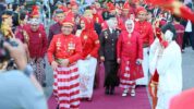 Nuansa Pakaian Adat Semarakkan Peringatan HUT Kemerdekaan RI Ke-'78 di Kota Makassar