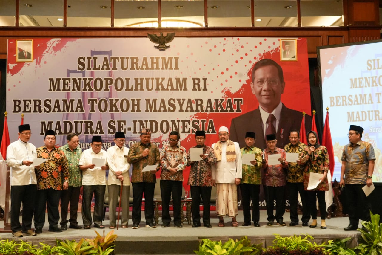 Menkopolhukam dan Tomas Madura se-Indonesia Deklarasikan Pemilu Damai