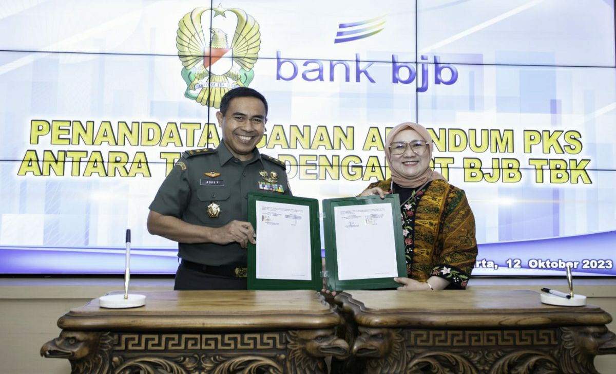 bank bjb Tandatangani Adendum Perpanjangan PKS dengan TNI AD