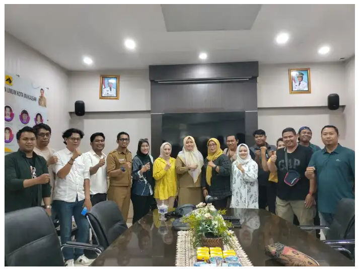Kadis PU Makassar Silaturrahmi Bersama Media