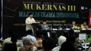 Calon presiden nomor urut 2 Prabowo Subianto saat menghadiri Musyawarah Kerja Nasional (Mukernas) III Majelis Ulama Indonesia (MUI). (Foto/Rmol)