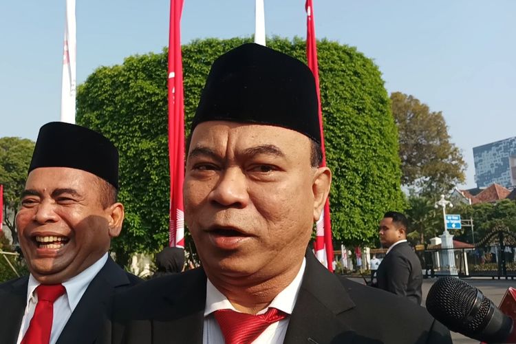 Kemenkominfo Ajak Media Kolaborasi Implikasi Narasi Pemilu Damai 2024. (KOMPAS.com/Dian Erika).