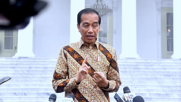 Presiden Jokowi Disomasi Advokat Terkait Dinasti Politik. (Biro Pers Sekretariat Presiden/Rusman).