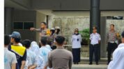 Dishub bersama Satlantas Polrestabes Makassar Edukasi Lalin ke Sekolah. (Dok. Istimewa).