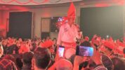 Calon presiden nomor urut 3, Ganjar Pranowo saat kampanye Akbar di Makassar. (Dok. Istimewa).
