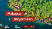 Penerbangan Makassar-Banjarmasin Dibuka, Perkuat Hub Indonesia Timur.