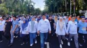 Puluhan Ribu Warga Maros Meriahkan Jalan Santai Tiga Tahun Kepimipinan Chaidir-Suhartina