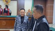 Caleg DPR RI Dapil 1 Sulsel Partai Demokrat Syarifuddin Daeng Punna Jalani Sidang Vonis di PN Makassar