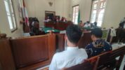 Sidang pembacaan putusan terhadap enam media di Makassar, di Pengadilan Negari Makassar, Rabu (14/6/2022).