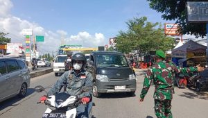 Dishub makassar, swab on the road,