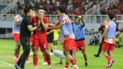 Muhammad Alfharezzi Buffon Rayakan Gol Bersama Rekan Setimnya Pada Laga Semifinal Piala AFF U 19 2024 Antara Indonesia VS Malaysia