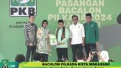 Indira Ilham Resmi Terima Rekomendasi PKB Untuk Pilwalkot Makassar 2024