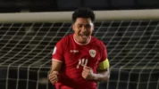 Kapten Timnas Indonesia, Asnawi Mangkualam Usai Cetak Goal Ke Gawang Myanmar