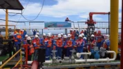 Pertamina Sulawesi Resmikan Jetty Kapal Industri dan Memulai Penyaluran Pertama Backloading B35 Industri