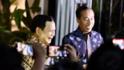 Prabowo Subianto Bersama Presiden RI Ke-7 Joko Widodo Usai Makan Malam Bersama