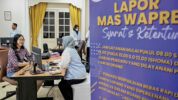 Petugas Melayani Laporan Warga Melalui Program Mas Wapres