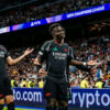 Bukayo Saka Saat Cetak Gol Ke Gawang Real Madrid