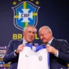 Carlo Ancelotti Ketika Diperkenalkan Sebagai Pelatih Baru Tim Nasional Brasil