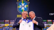Carlo Ancelotti Ketika Diperkenalkan Sebagai Pelatih Baru Tim Nasional Brasil