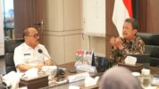 Gubernur Sulbar, Suhardi Duka Saat Bertemu Dengan Menteri Kelautan dan Perikanan (KKP), Sakti Wahyu Trenggono