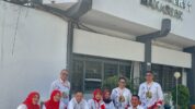 Kepala SMAN 1 Makasaar, Sulihin Mustafa, Bersama Panitia TPA SPMB 2025 SMAN 1 Makassar, Kamis (15/5/2025).
