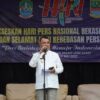Wakil Wali Kota Bekasi Saat Hadir Pada Perayaan Hari Pers Nasional