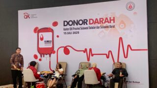 OJK Sulselbar Gelar Donor Darah, Targetkan 150 Kantong untuk Warga Makassar