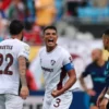 Thiago Silva dan Freytes Saat Selebrasi Usai Hercules Cetak Gol Kedua Untuk Fluminense