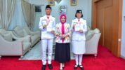Wagub Fatmawati Sambut Dua Paskibraka Nasional Asal Sulsel dengan Penuh Kebanggaan