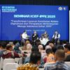 Wakil Ketua Umum Kamar Dagang dan Industri (Kadin) Indonesia, Andi Muhammad Yuslim Patawari menjadi narasumber dalam forum bisnis Indonesia Catalogue Expo and Forum (ICEF) dan Indonesia Procurement Forum & Expo (IPFE) di JIExpo Kemayoran, Jakarta