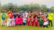 Wakil Ketua DPRD Luwu Utara, Karemuddin Lepas Tim Sepak Bola Putri Luwu Utara Menuju Pra Porprov XVIII Sulsel