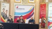 Menteri Pemuda dan Olahraga, Erick Thohir Saat Konferensi Pers