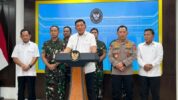 Menteri Pertahanan (Menhan) Sjafrie Sjamsoeddin di Istana Kepresidenan, Jakarta, Minggu (31/8/2025).