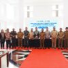 Sekda Sulsel, Jufri Rahman Memimpin High Level Meeting (HLM) Tim Pengendalian Inflasi Daerah (TPID) Zona 3 Sulsel di Kantor Bupati Sidrap pada Selasa, (16/9/2025).
