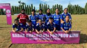 Tim Sepak Bola Putri Luwu Utara Saat Laga Perdana Melawan Parepare Dalam Babak Kualifikasi Porprov XVIII Sulsel