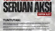 Dua Kali Batal, Aksi Unjuk Rasa GEMBOK Dijadwalkan Kembali di Depok