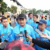 Wamentrans Viva Yoga Mauladi Saat Menghadiri Kegiatan ‘Jogja Transmigrasi Run’