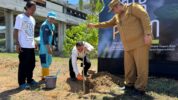 Bandara Sultan Hasanuddin Gandeng Pemkab Maros Tanam 600 Pohon Tabebuya