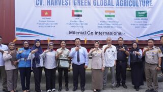 Bea Cukai Makassar Lepas Ekspor Perdana 60 Ribu Butir Kelapa ke Vietnam