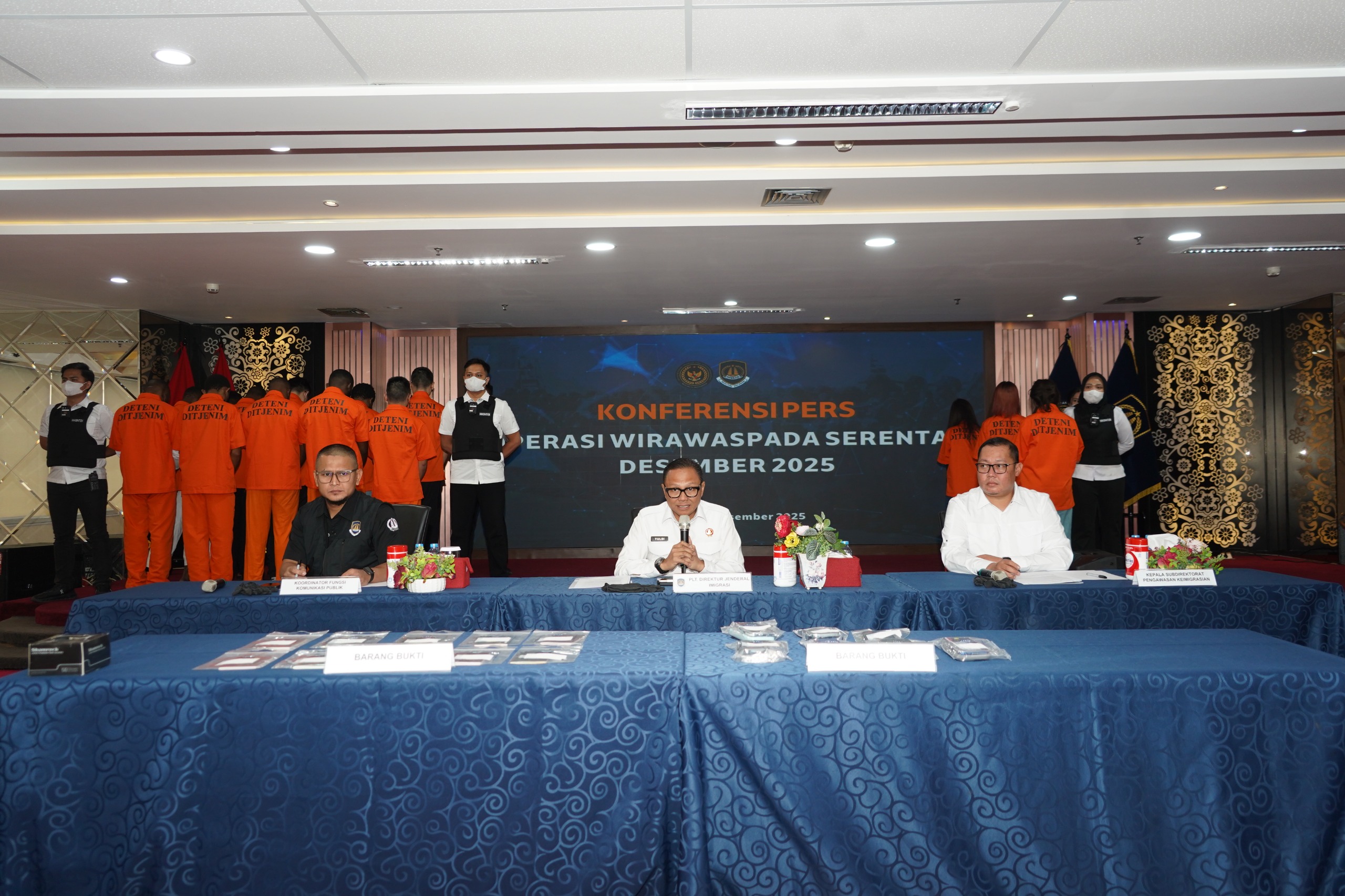 Konferensi Pers Operasi Wirawaspada Serentak Desember 2025