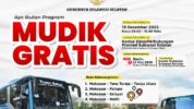 Mudik Gratis Nataru, Gubernur Sulsel Siapkan 7 Bus untuk 250 Penumpang