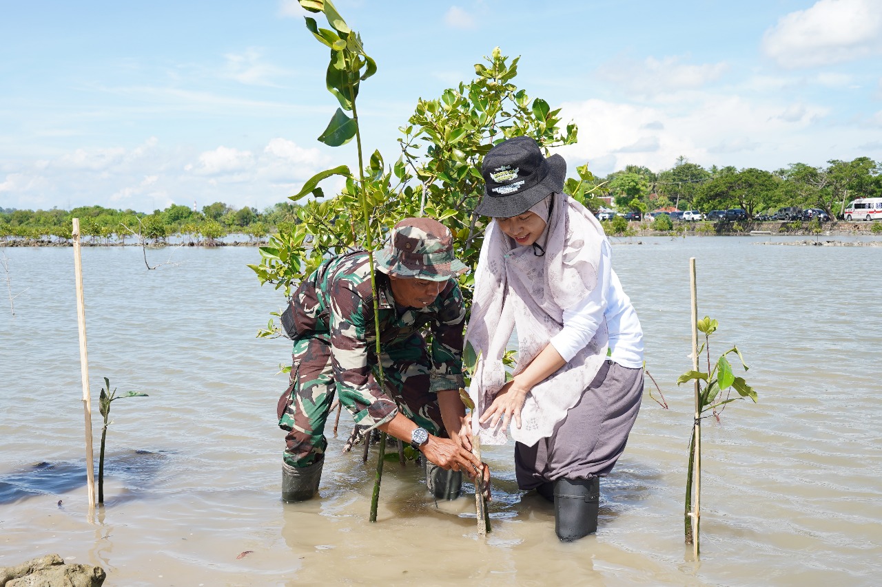 PLN Se-Regional Makassar Tanam 10.150 Pohon di Kabupaten Jeneponto