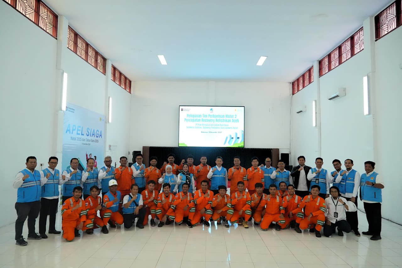 Percepat Pemulihan Listrik, PLN UID Sulselrabar Kirim Tim Khusus Kloter Kedua ke Aceh