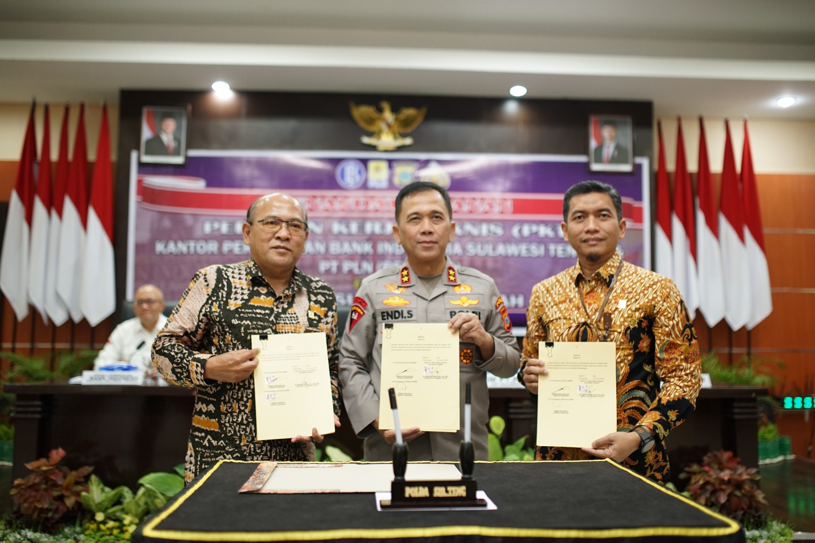 PLN UIP Sulawesi–Polda Sulteng Teken Pedoman Kerja Teknis (PKT) Terkait Pendampingan dan Pengamanan Proyek Strategis Nasional