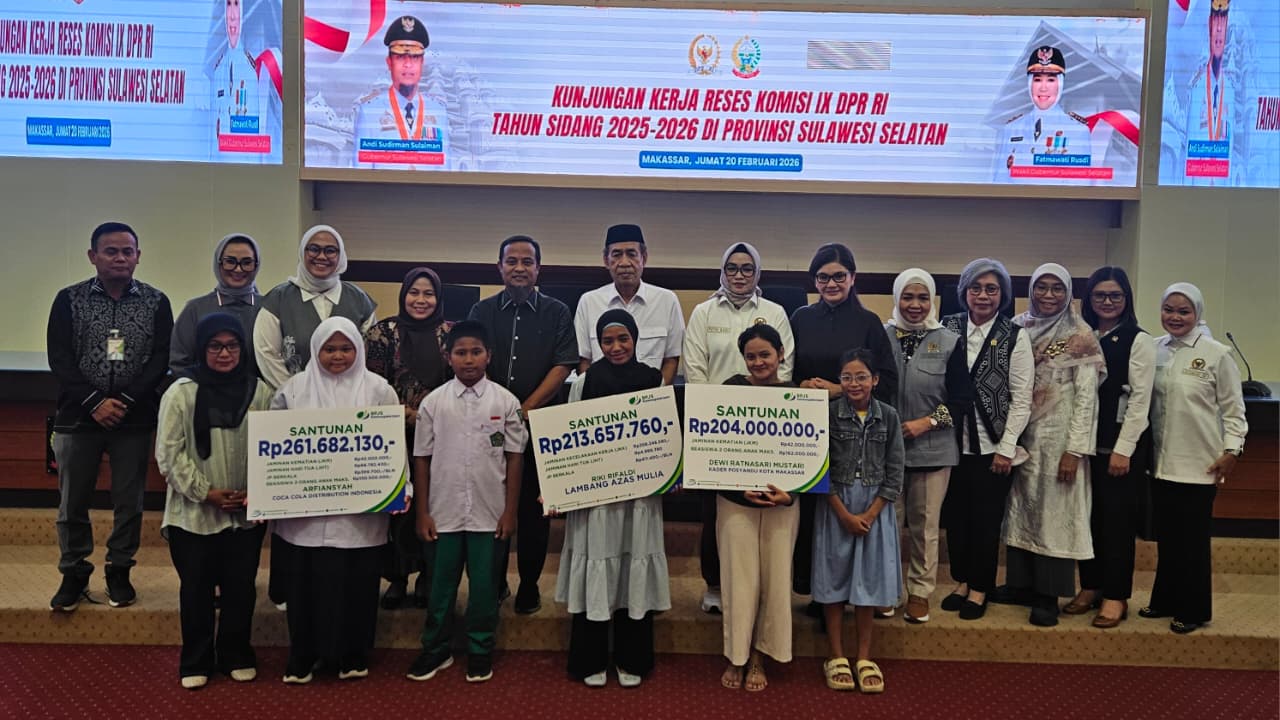 Kunker di Sulsel, Komisi IX DPR RI Tekankan Perluasan Jaminan Sosial dan Penguatan SDM